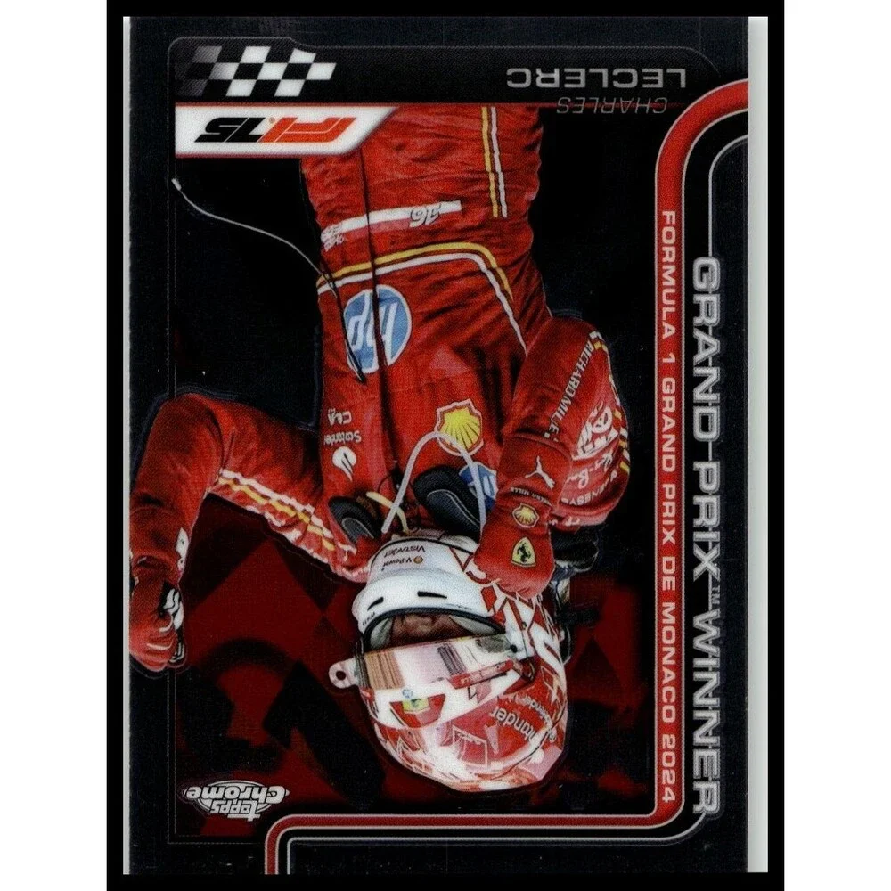 2025 Topps Chrome Formula 1 Charles Leclerc #100 Scuderia Ferrari HP